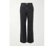 Brinsa Studded High-rise Skinny Jeans - Black