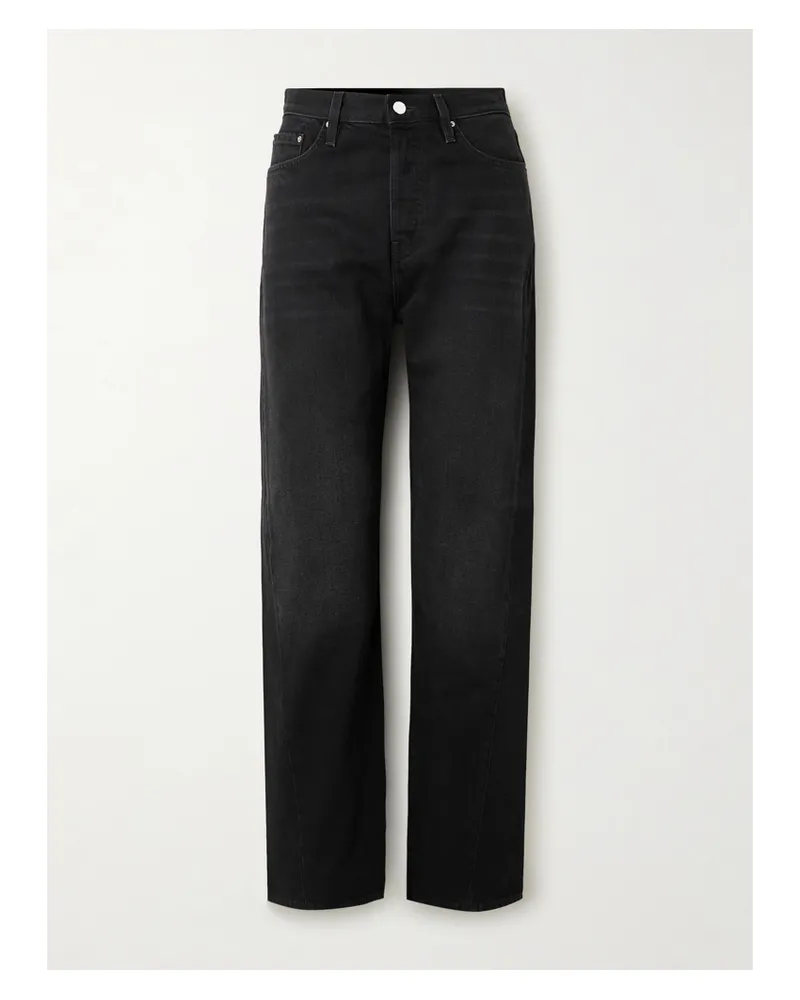 Totême Mid-rise Straight-leg Organic Jeans - Black Black