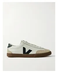 VEJA Volley Sneakers aus Leder Weiß