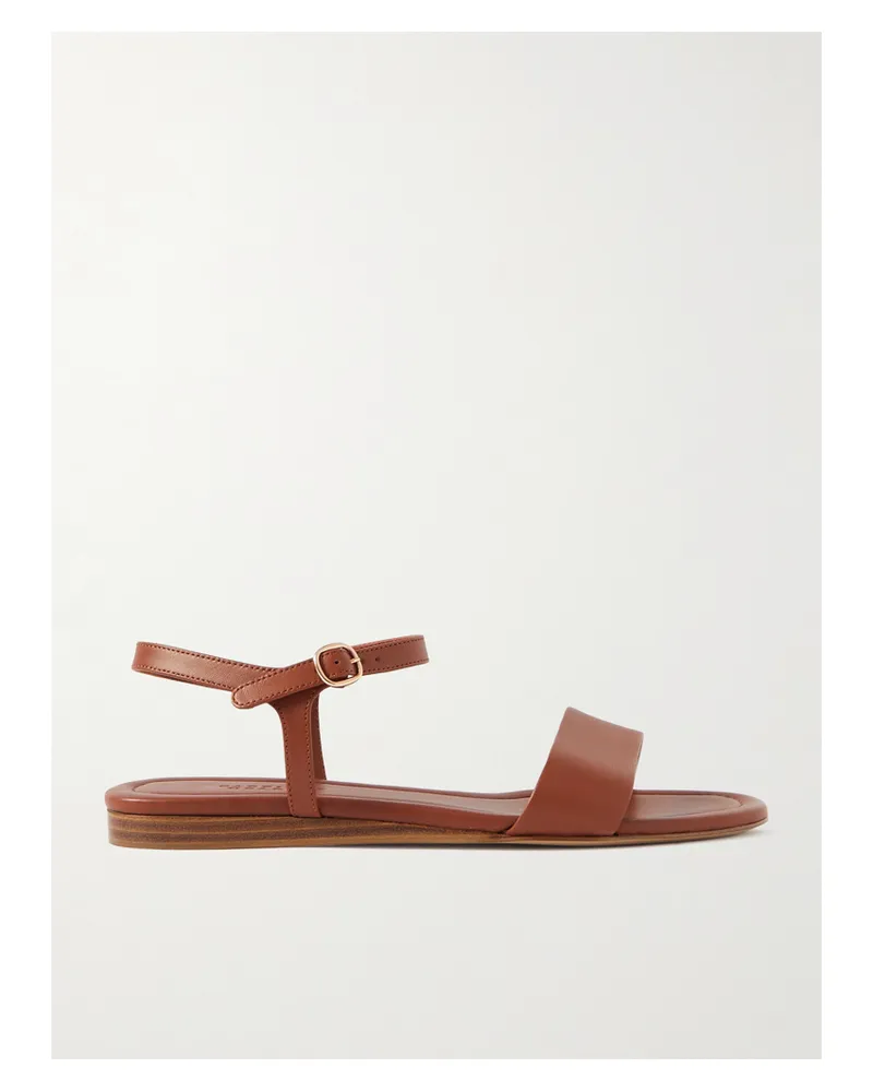 Gabriela Hearst Alexi Sandalen Aus Leder - Braun Braun