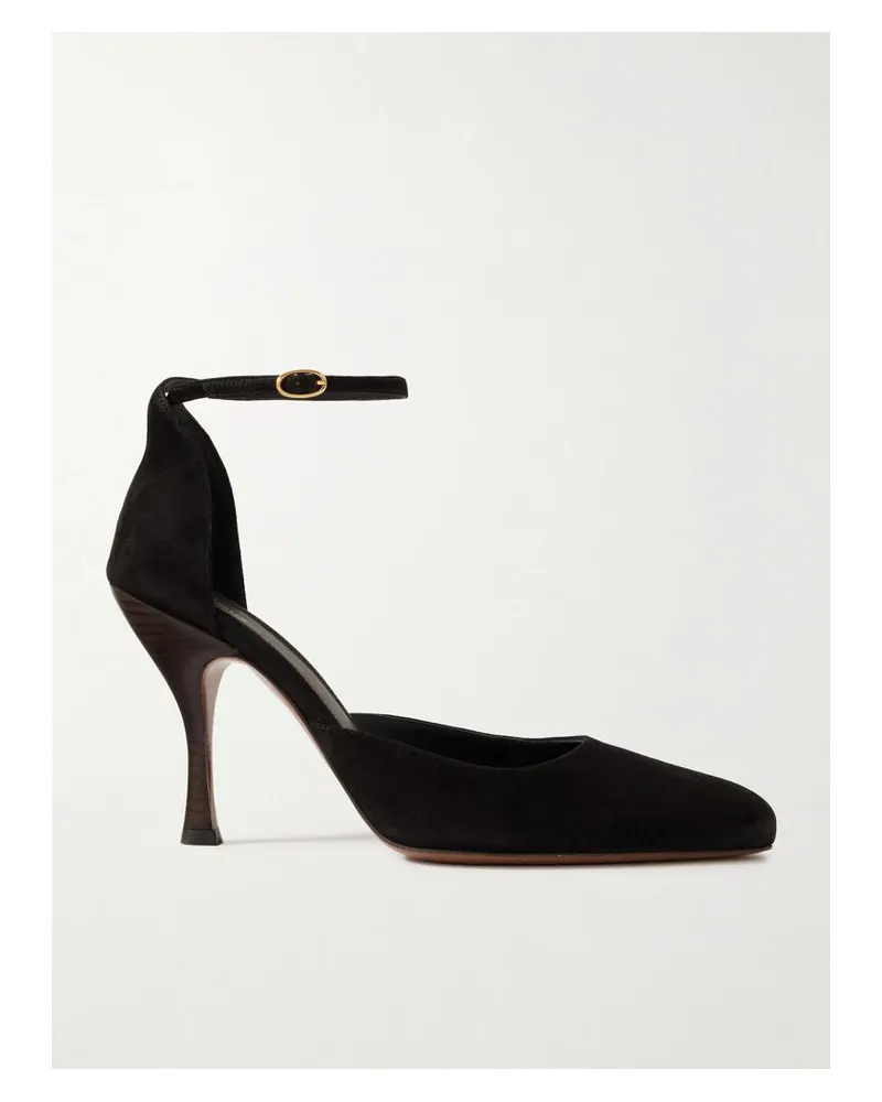 NEOUS Nekkar Pumps Aus Veloursleder - Schwarz Schwarz