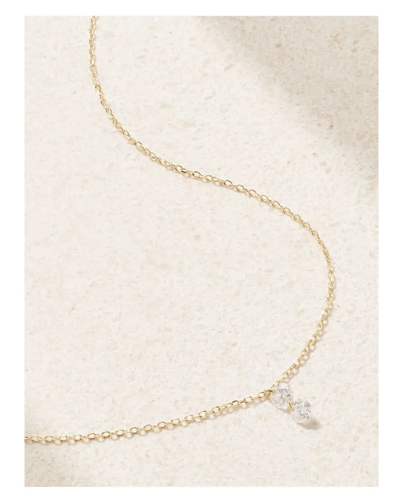 PERSEE Danaé Kette Aus 18 Karat Gold Mit Diamanten Gold