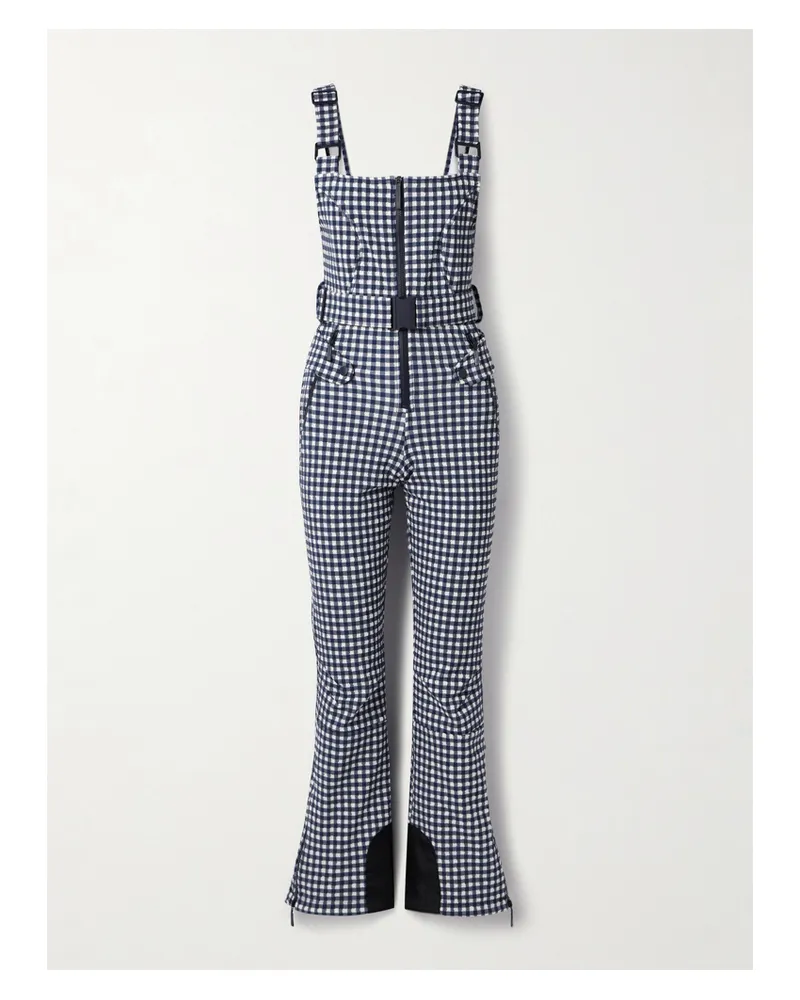 CORDOVA Fernie Skihose Aus Seersucker Mit Gingham-karo Und Gürtel - Blau Blau