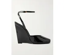 La Scandale Wedges Aus Lackleder - Schwarz