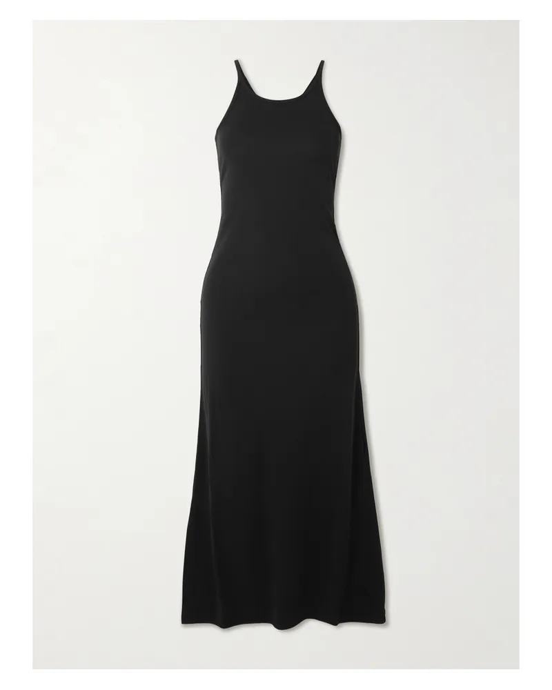 Totême Jersey Midi Dress - Black Black