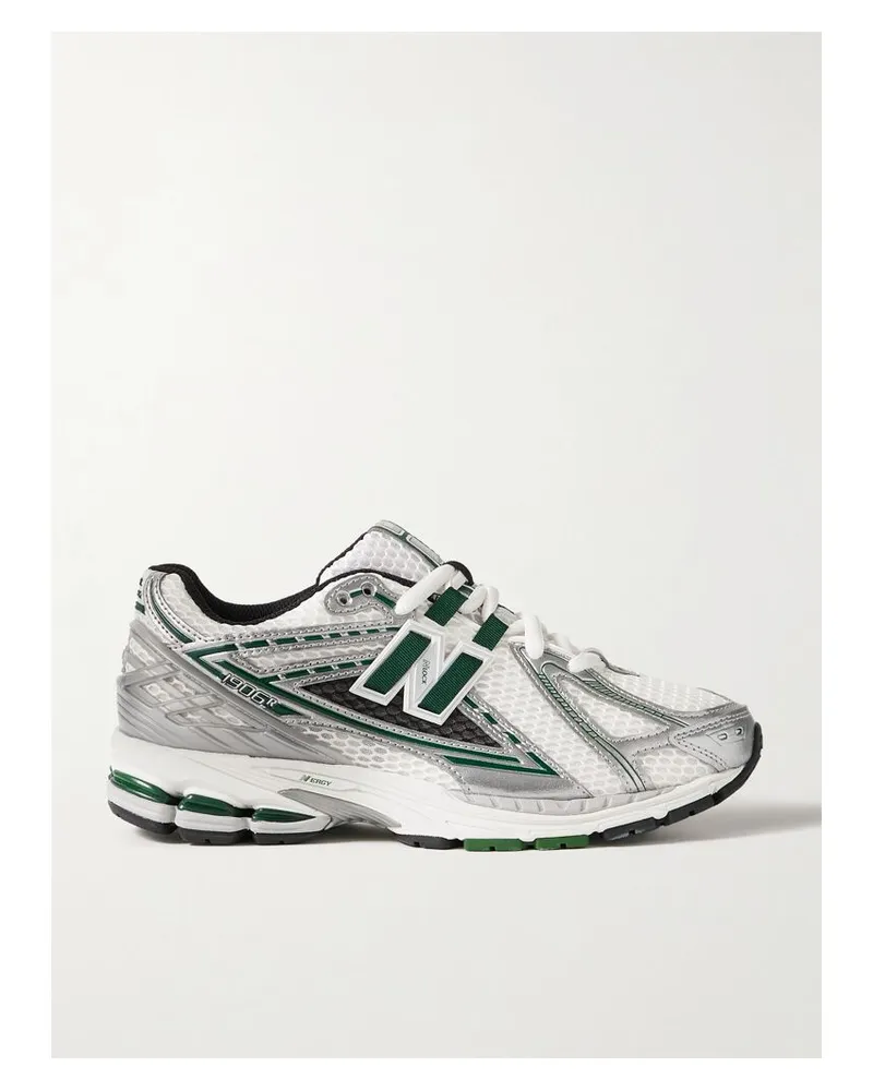 New Balance 1906 Sneakers Aus Mesh Und Metallic-leder Mit Gummibesätzen - Grau Grau