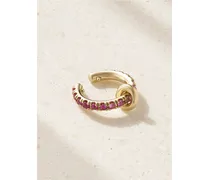 Ear Cuff Aus 18 Karat Gold Mit Saphiren