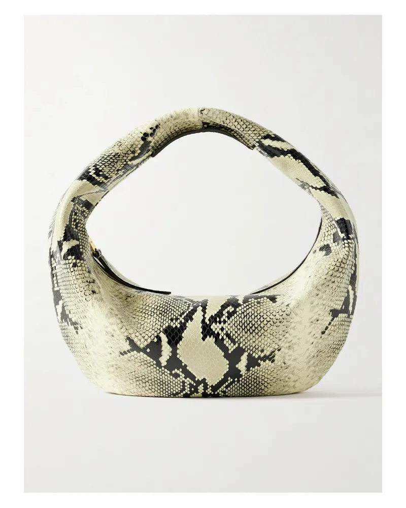 KHAITE Olivia Medium Snake-effect Leather Tote - Animal Print Animal