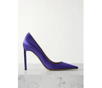 Betty Pumps Aus Satin - Lila