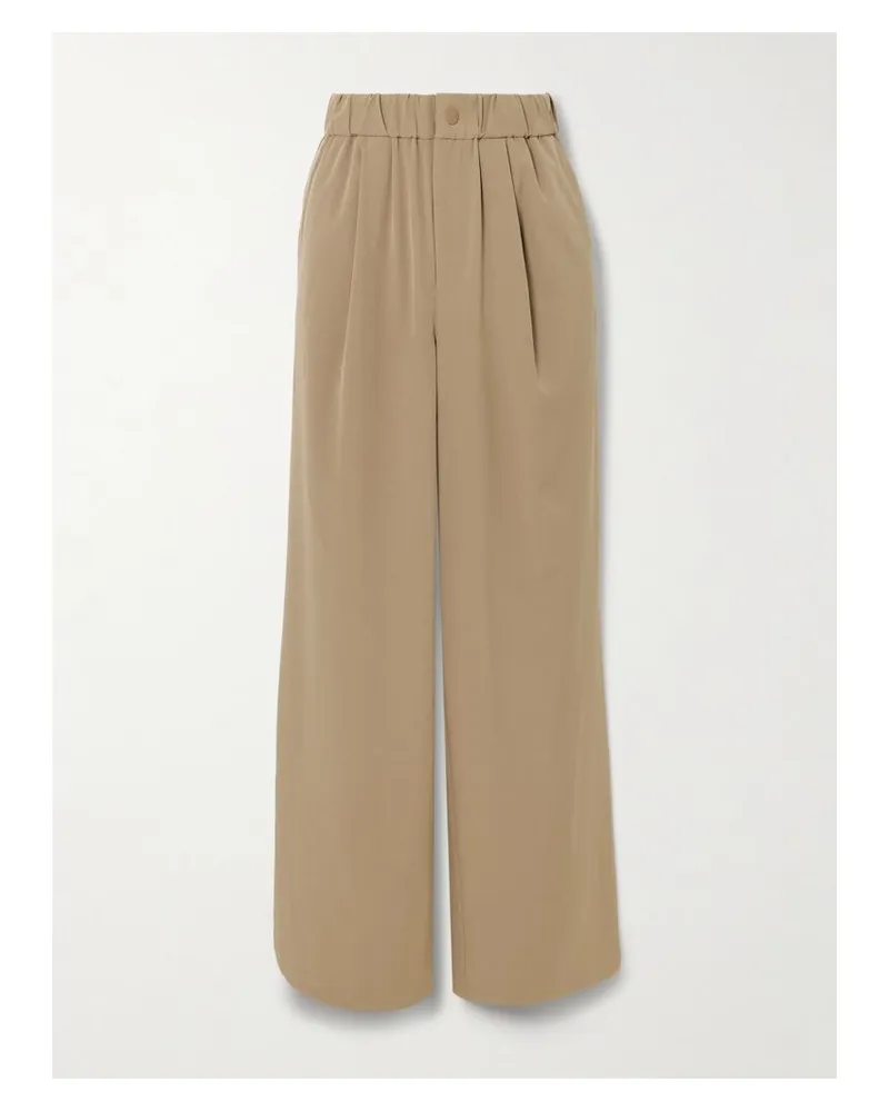 Varley Kayson Hose Mit Weitem Bein Aus Webstoff - Braun Braun