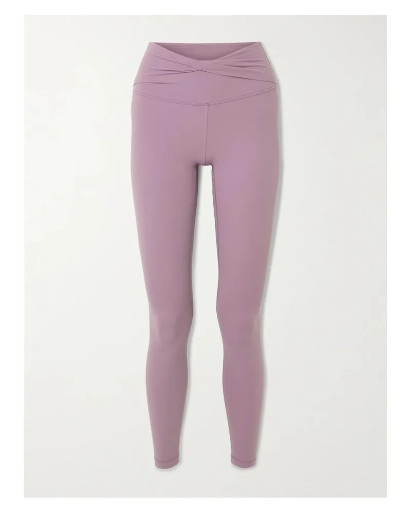 LULULEMON Yoga Align™ 63,5 Cm Leggings Mit Twist-detail - Lila Lila