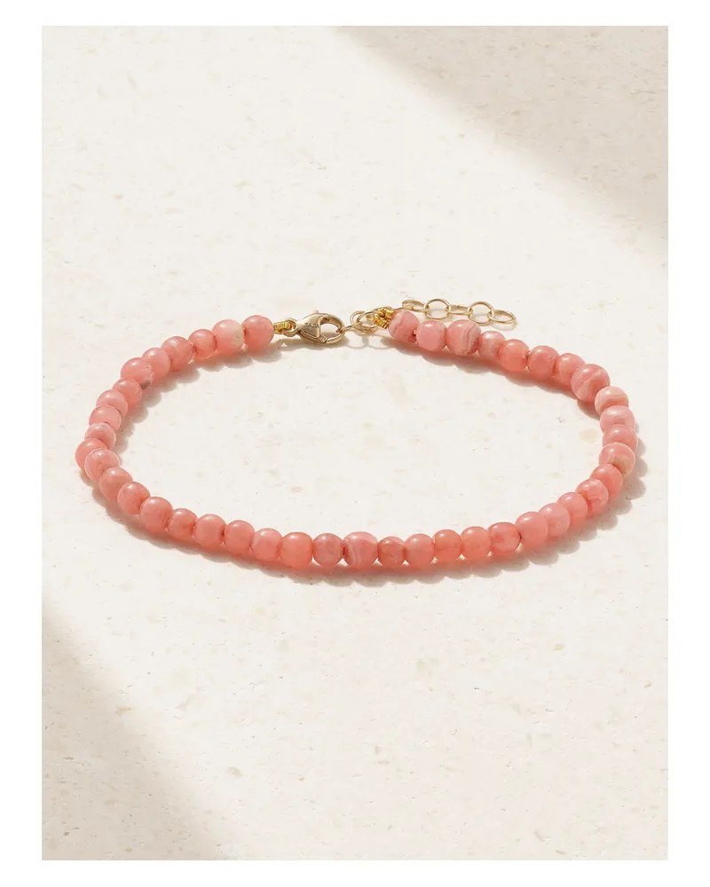JIA JIA Armband Mit Rhodochrositen Und Details Aus Gold - Pink Pink