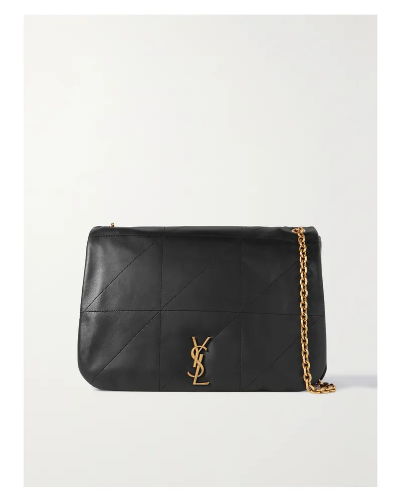Saint Laurent Jamie 4.3 Quilted Leather Shoulder Bag - Black Black