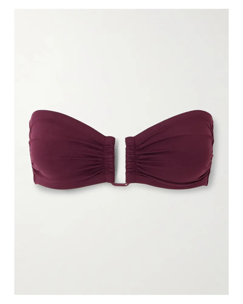 Eres Les Essentiels Show Bandeau-bikini-oberteil - Burgunder Burgunder
