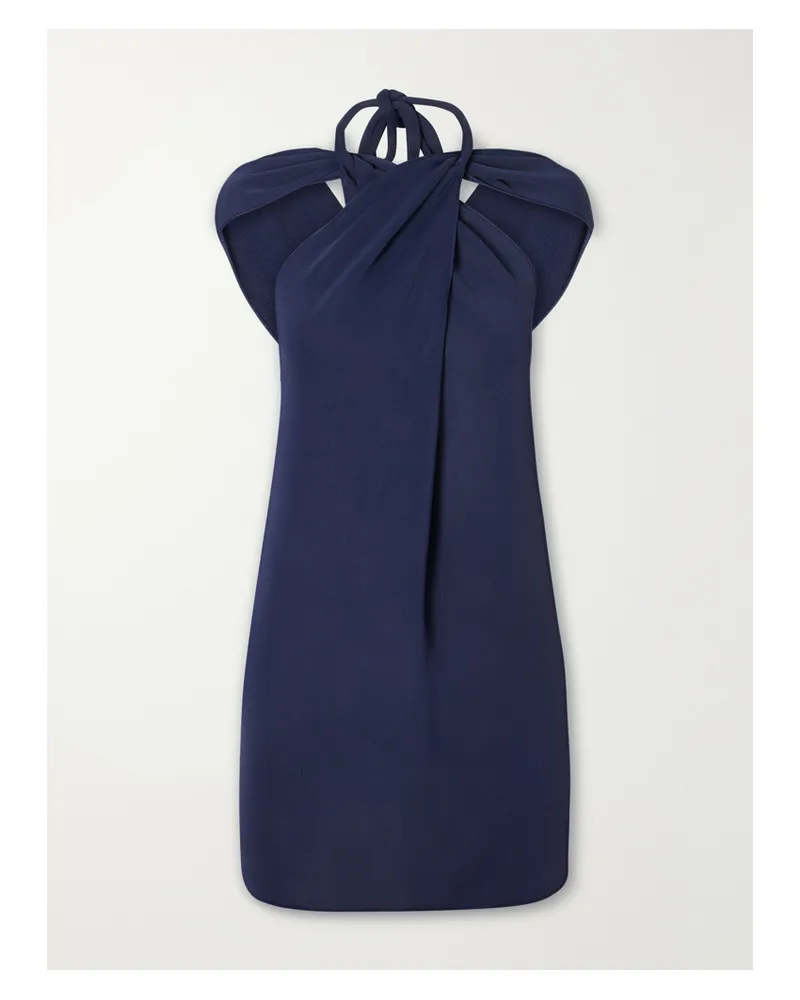 Lanvin Choker Jersey Halterneck Tunic - Blue Blue