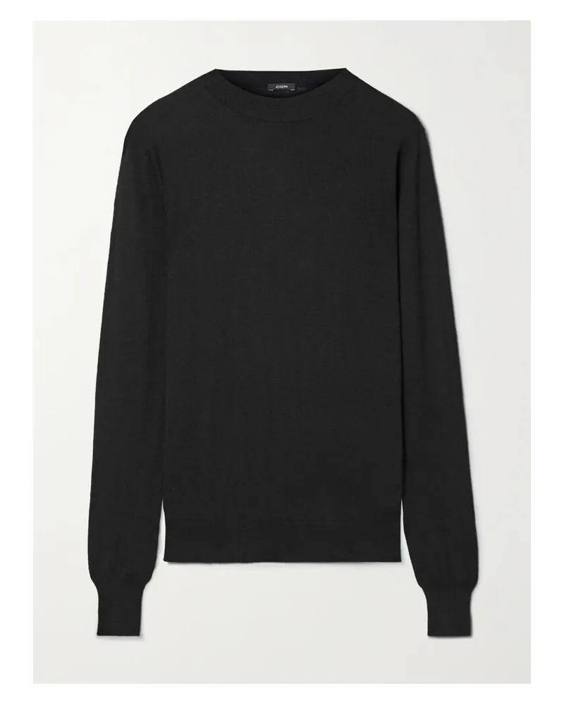 Joseph Cashair Kaschmirpullover - Schwarz Schwarz