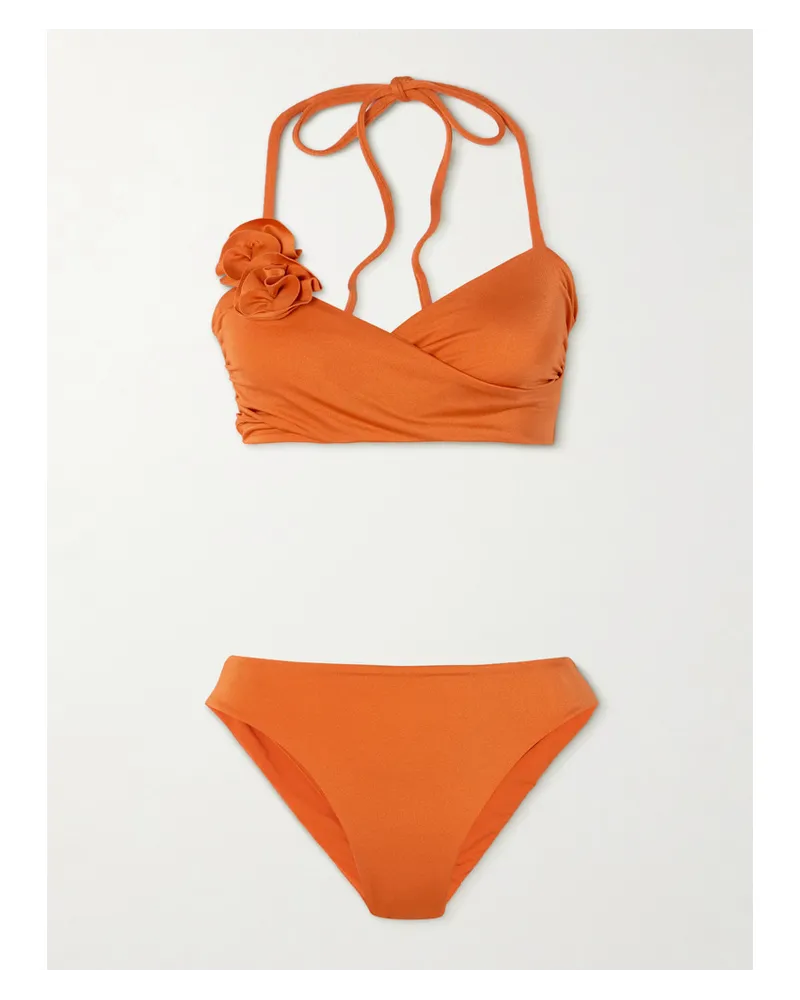 Maygel Coronel Net Sustain Agora Neckholder-bikini Orange