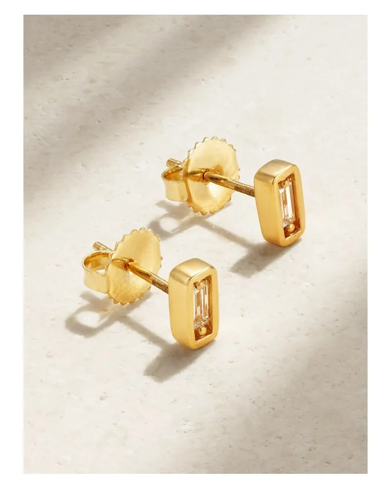 Suzanne Kalan Ohrstecker Aus 18 karat Gold Mit Diamanten Gold