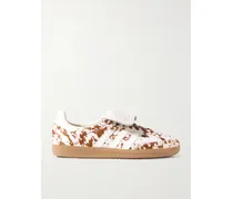 Samba Lt Sneakers Aus Leder In Ponyhaaroptik Mit Kuhprint Und Lederbesätzen - Animal-Print