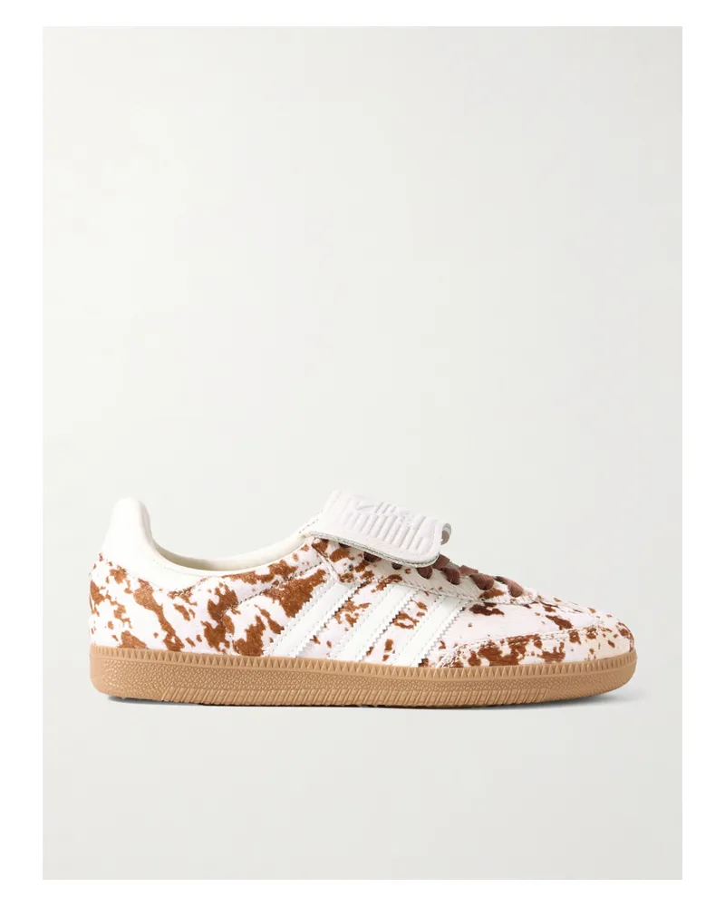 adidas Samba Lt Sneakers Aus Leder In Ponyhaaroptik Mit Kuhprint Und Lederbesätzen - Animal-Print Animal-print