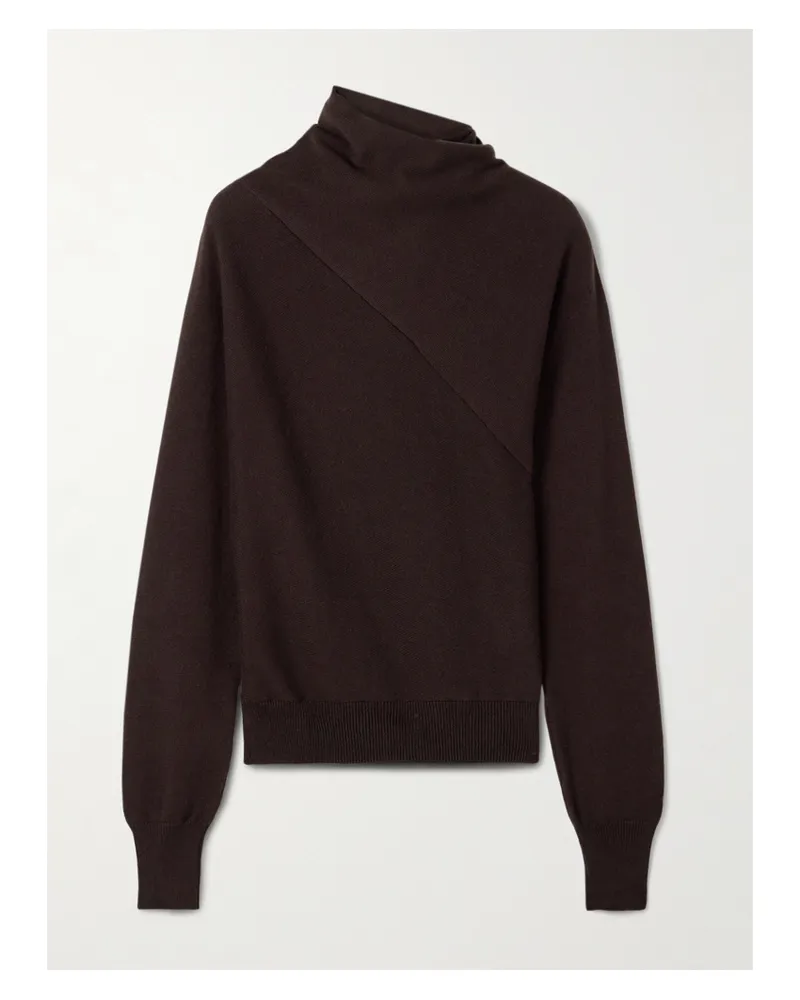 Tom Ford Pullover Aus Einer Kaschmir-baumwollmischung - Braun Braun