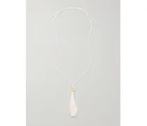 Melody Cord And Gold-plated Necklace - Neutrals