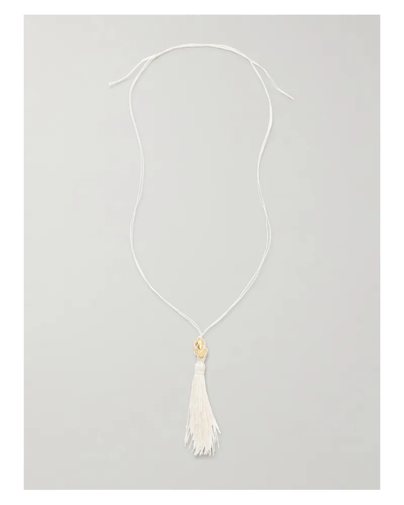 Alighieri Melody Cord And Gold-plated Necklace - Neutrals Neutrals