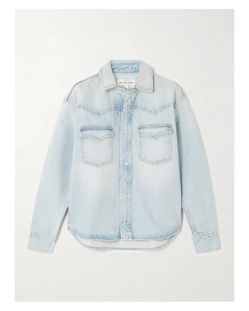 SLVRLAKE Cassidy Jeanshemd - Blau Blau