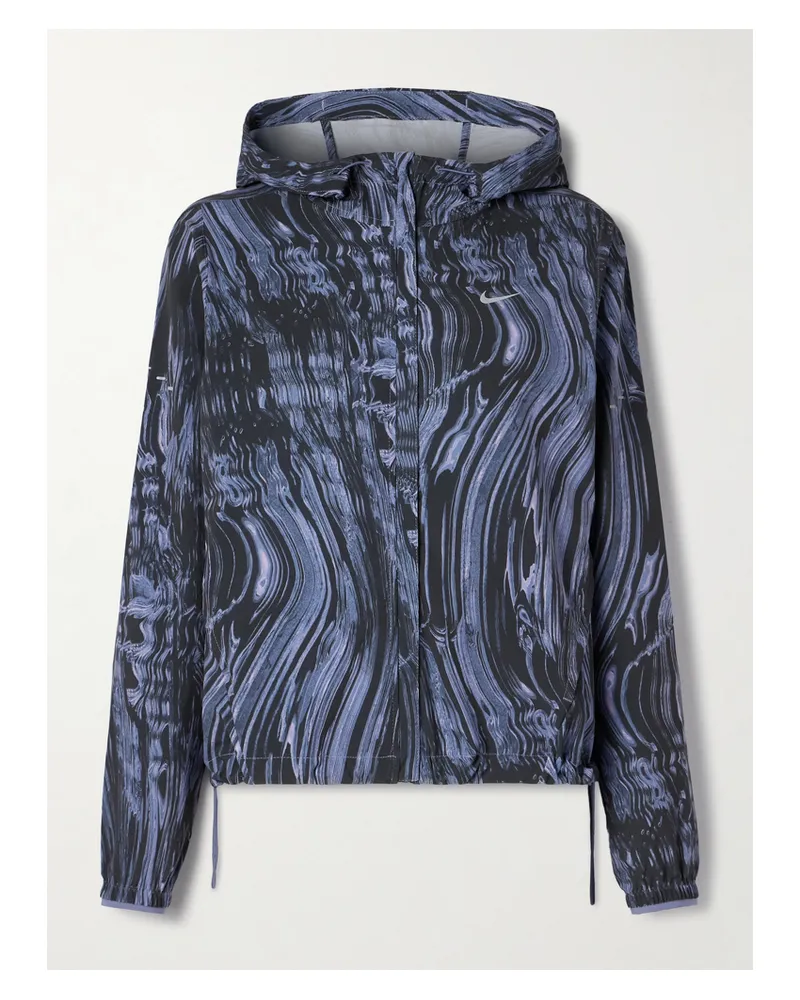 Nike Swift Kapuzenjacke Aus Stretch-material Mit Print - Mehrfarbig Mehrfarbig