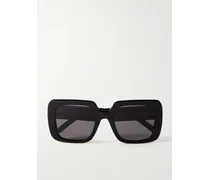 Wildior S3u Sonnenbrille Mit Eckigem Rahmen Aus Azetat - Schwarz