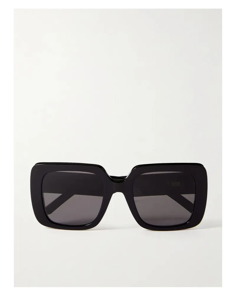 Dior Wildior S3u Sonnenbrille Mit Eckigem Rahmen Aus Azetat - Schwarz Schwarz