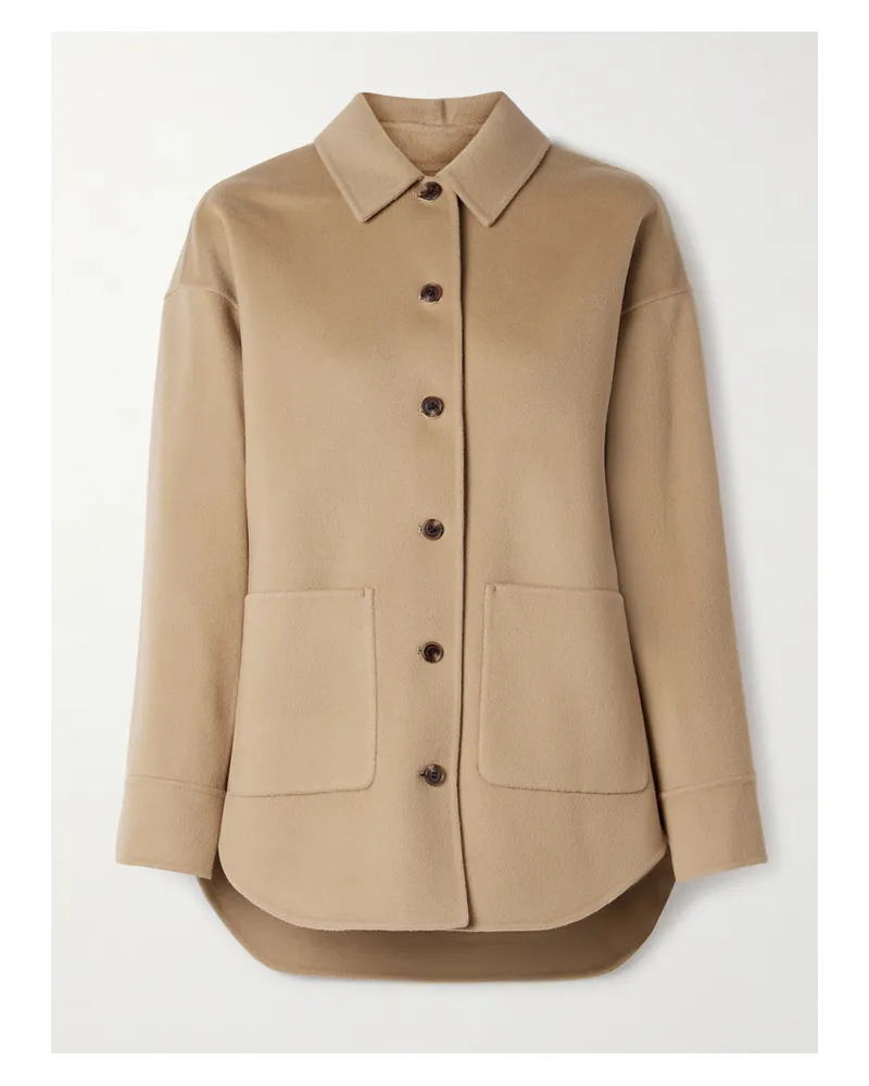 Theory Jacke Aus Filz Aus Einer Mischung Aus Wolle Und Recyceltem Kaschmir - Neutral Neutral