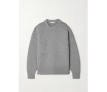 Essentials Ophelia Oversized Wool And Cashmere-blend Sweater - Gray