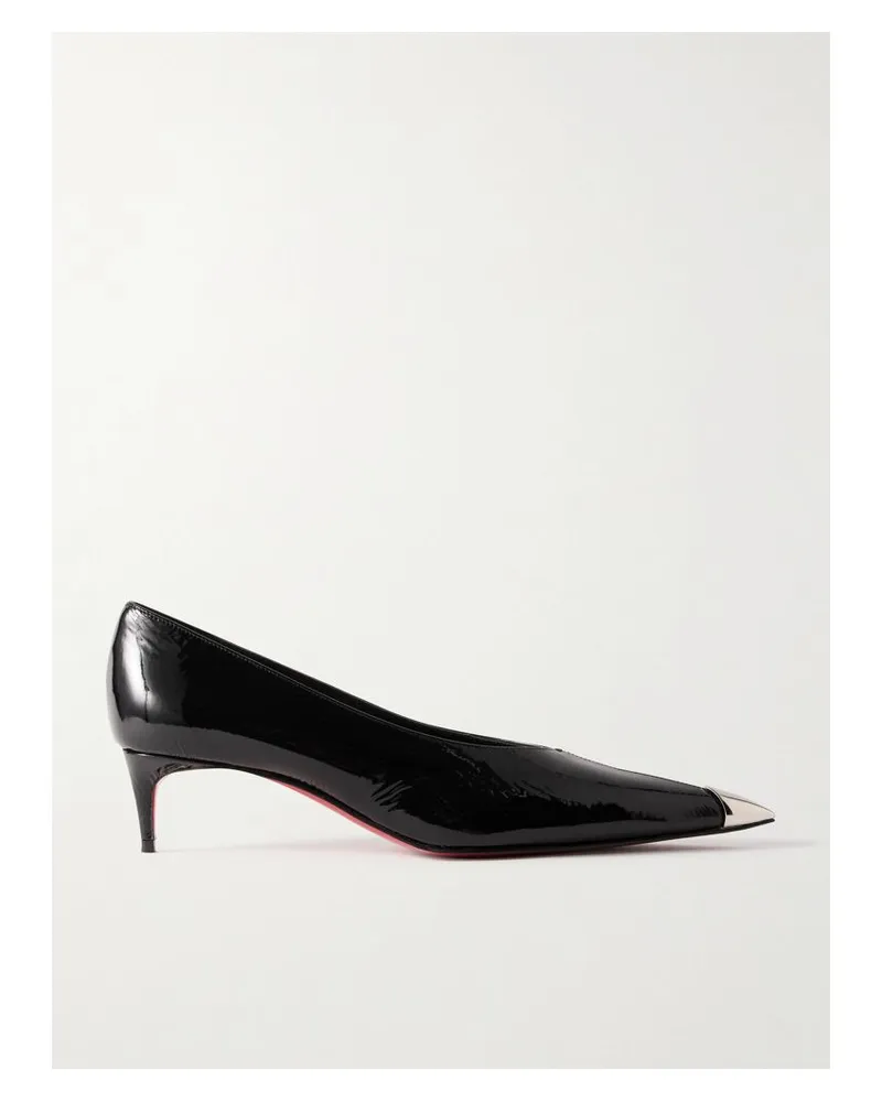 Christian Louboutin Katissima 45 Pumps Aus Lackleder - Schwarz Schwarz