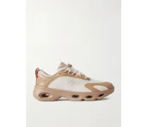 On Cloud Rubber-trimmed Recycled-mesh Sneakers - Neutrals
