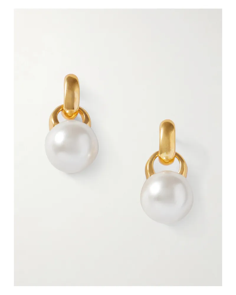 Sophie Buhai Everyday Gold Vermeil Pearl Earrings Gold