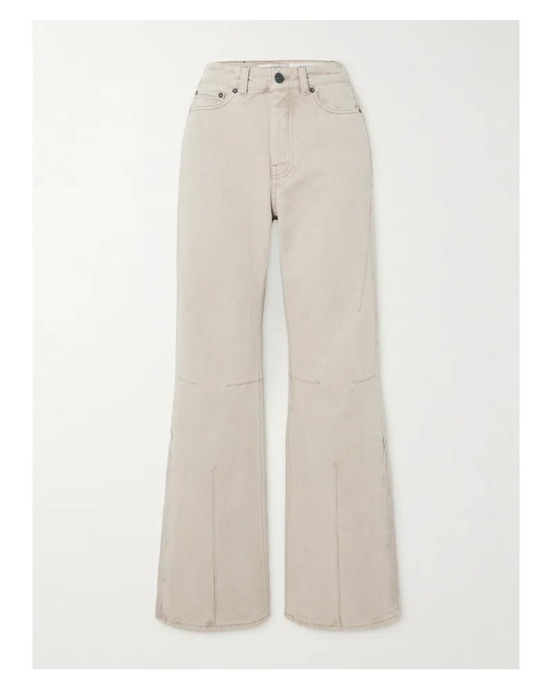 Our Legacy Moto Cut Halbhohe Jeans Neutral