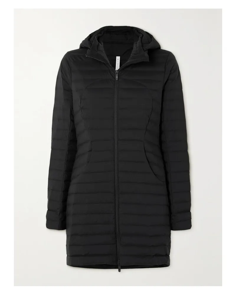 LULULEMON Pack It Down Gesteppte Daunenjacke - Schwarz Schwarz