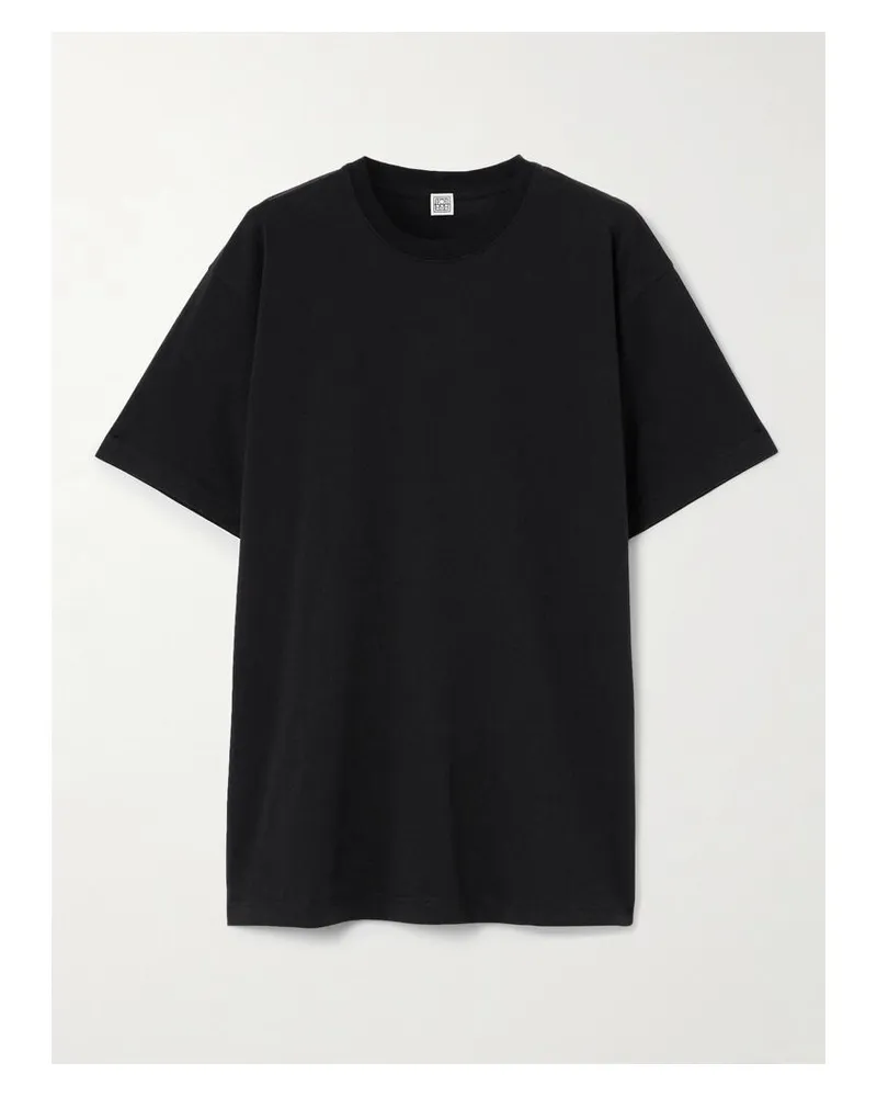 Totême T-shirt Aus Baumwoll-jersey - Schwarz Schwarz