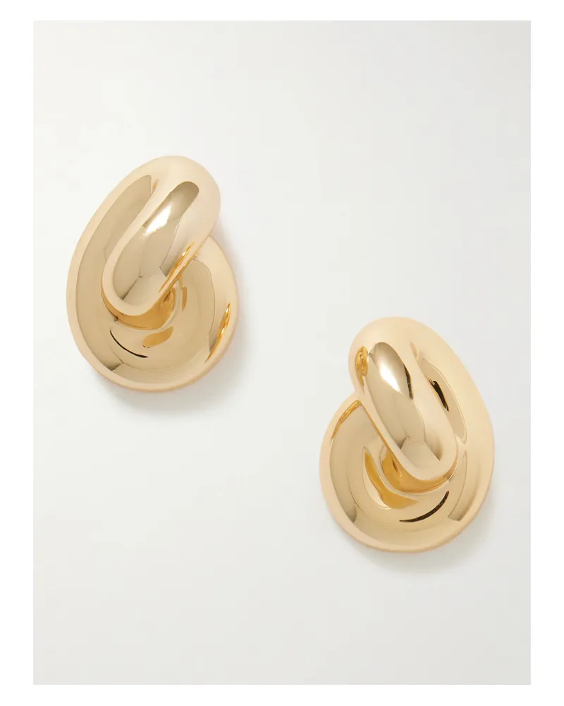 Jennifer Fisher Knot Vergoldete Ohrringe Gold
