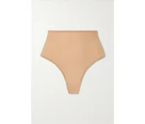 Fits Everybody High Waisted Thong – Clay – String