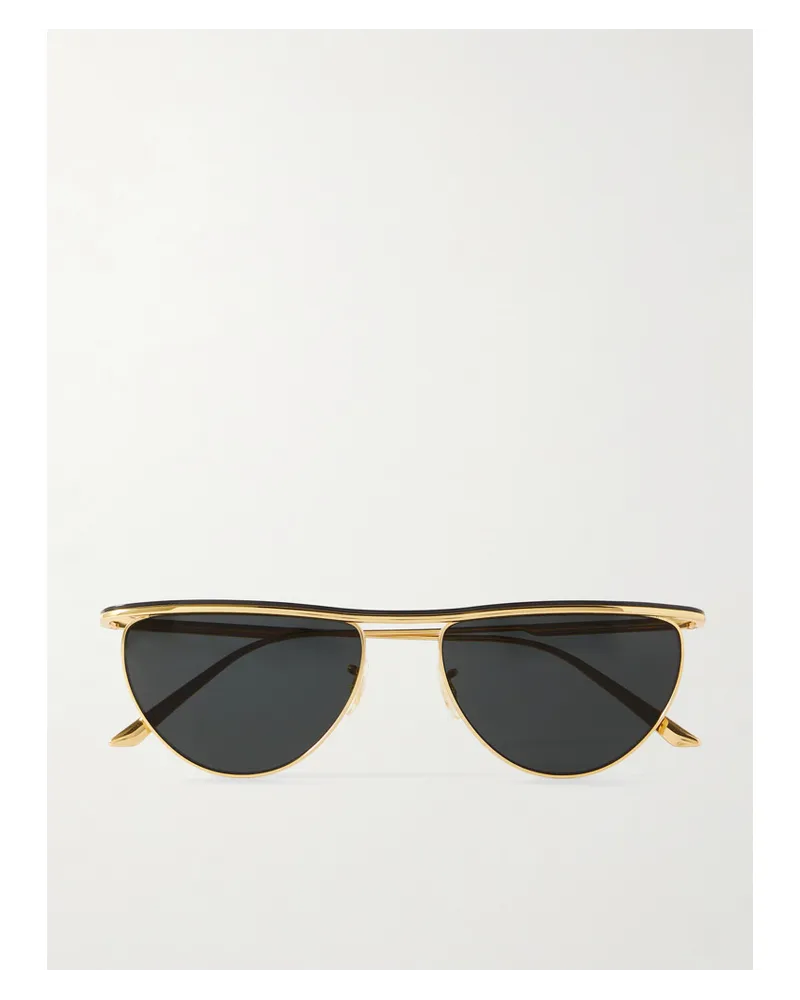 Oliver Peoples 1984c farbene Sonnenbrille Gold