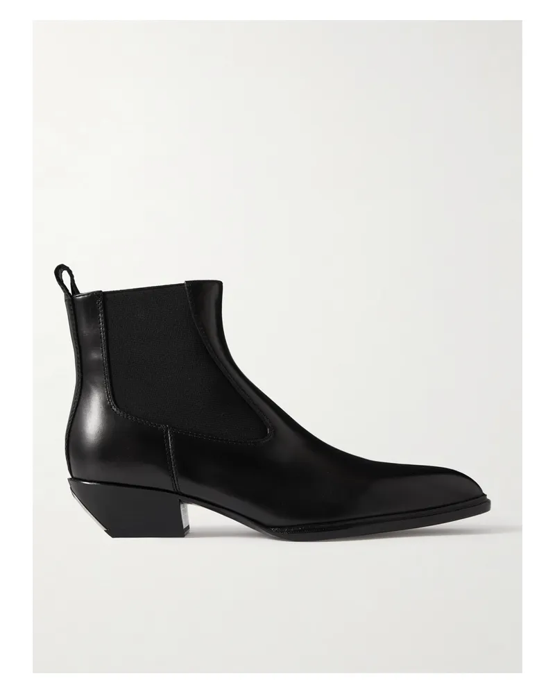 Alexander Wang Slick Ankle Boots Aus Leder - Schwarz Schwarz