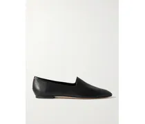 Vanna Loafers Aus Leder - Schwarz