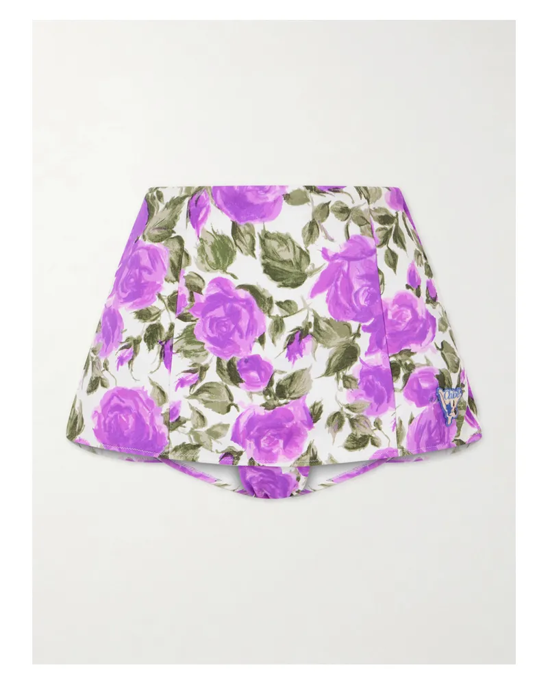 Chloé Floral-print Bikini Briefs - White White