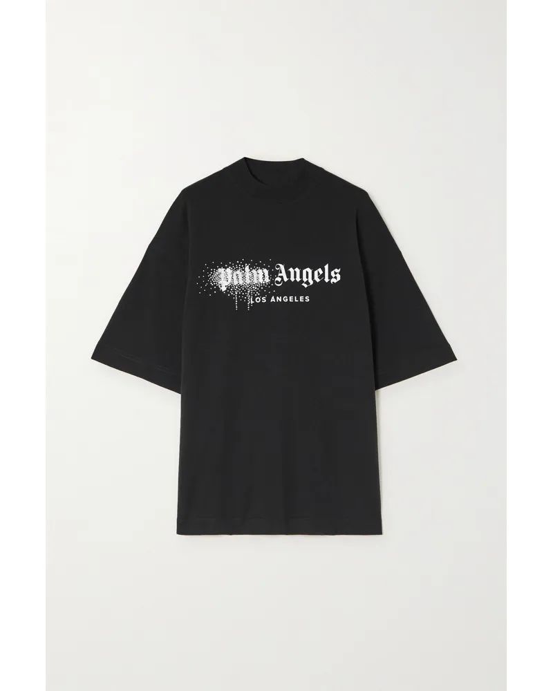 Palm Angels T-shirt aus Baumwolle Schwarz