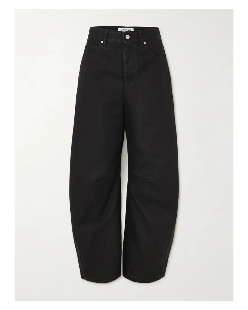 Loewe Hoch Sitzende Barrel-jeans - Schwarz Schwarz