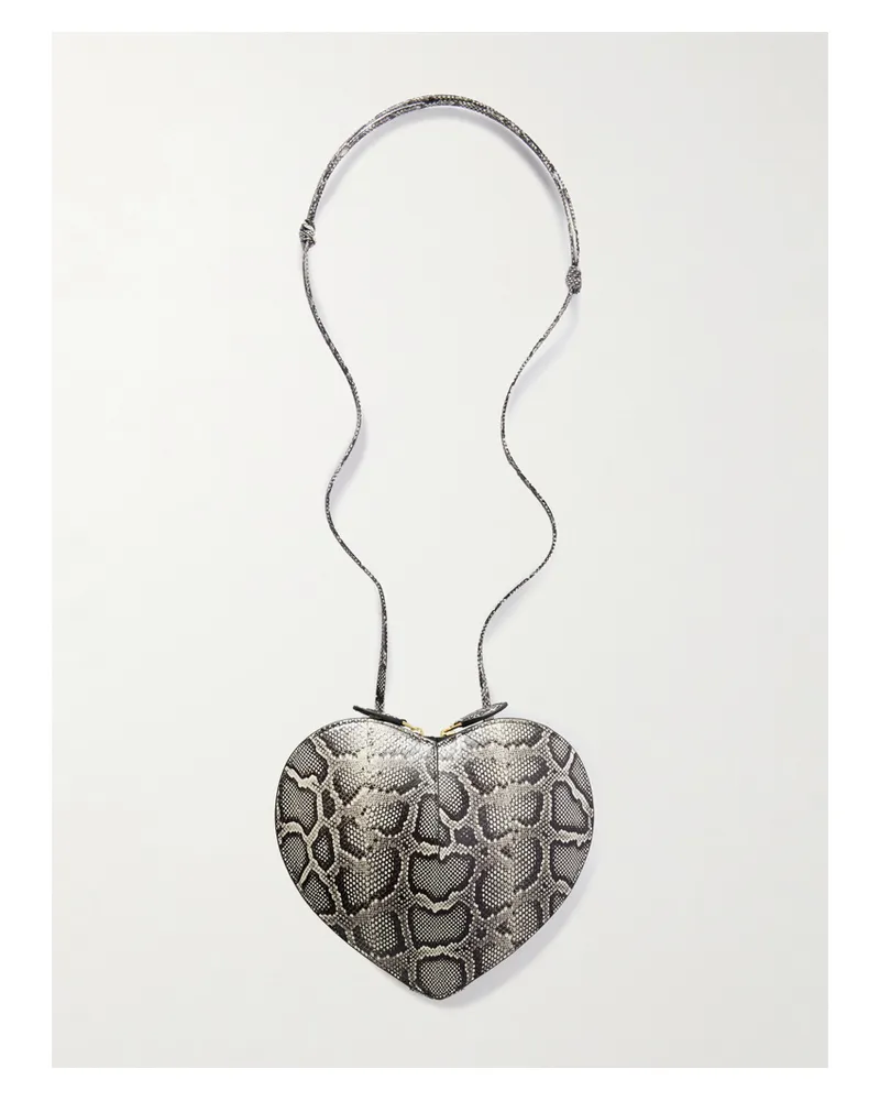Alaïa Le Coeur Schultertasche Aus Wasserschlangenleder - Animal-Print Animal-print