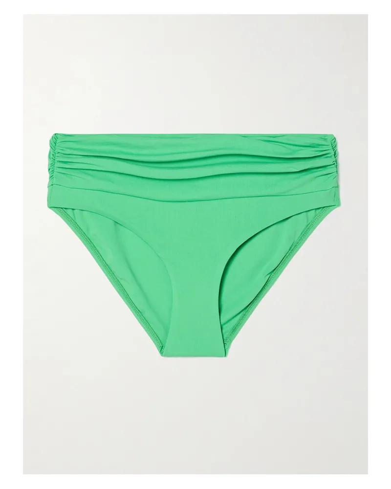 Melissa Odabash Bel Air Bikini-höschen Mit Raffungen - Grün Grün