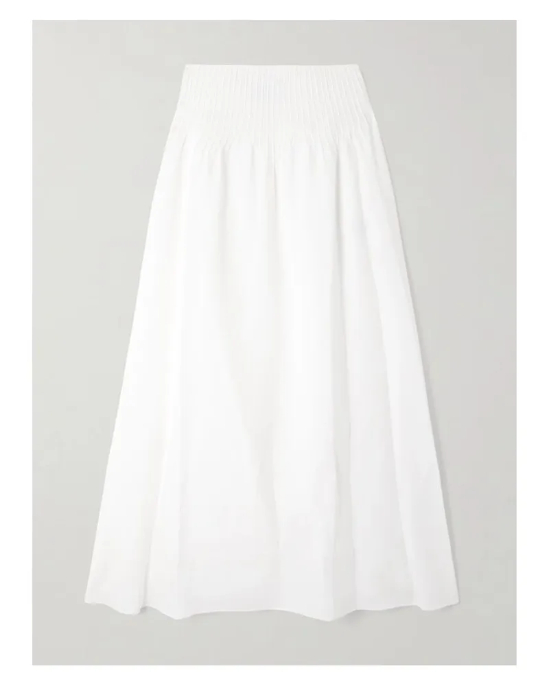 Gabriela Hearst Penelope Midirock Aus Leinen - Weiß Weiß